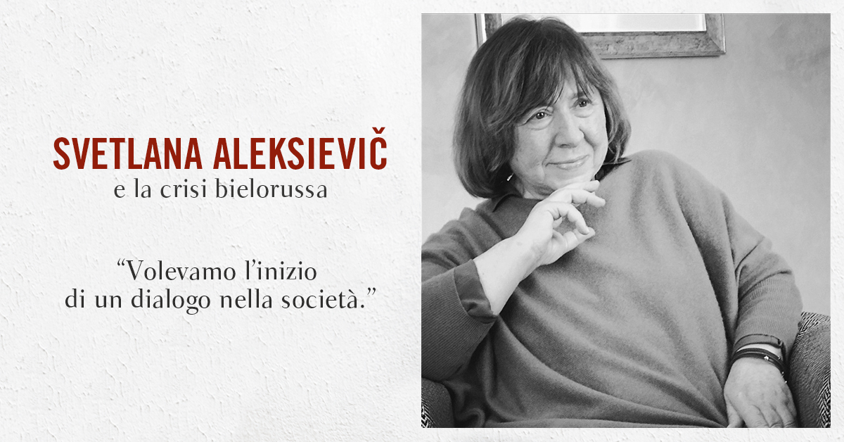 Svetlana Aleksievič e la crisi bielorussa